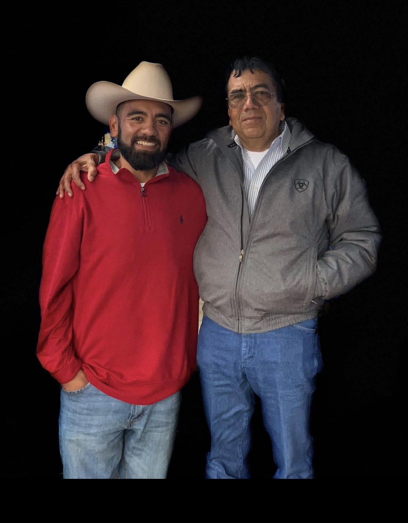Gabe Escalante Jr. (left) and Gabe Escalante Sr. (right)